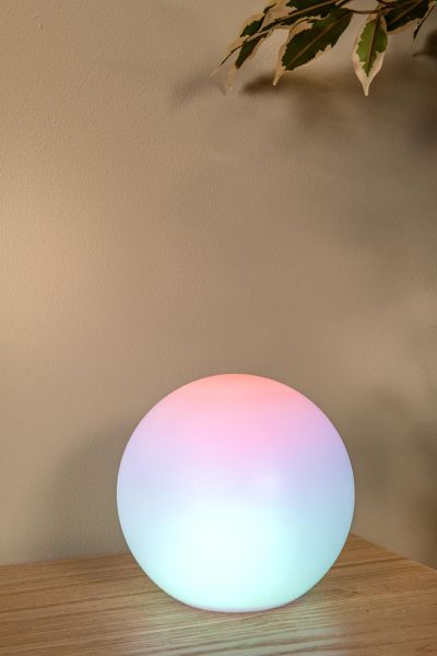 Lucide PINO - Rechargeable Table lamp Indoor/Outdoor - Battery pack - LED Dim. - CCT - 1x1,5W 2700K/6500K - IP65 - Rgb - White